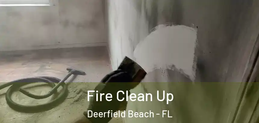  Fire Clean Up Deerfield Beach - FL