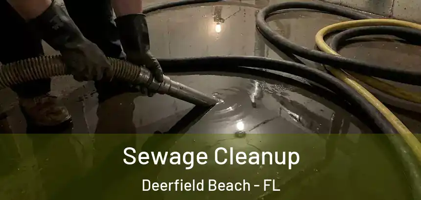  Sewage Cleanup Deerfield Beach - FL